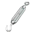 Durable Eye Turnbuckle Hook Rigging Tightening Rope Cable 12mm NEW 304 SS