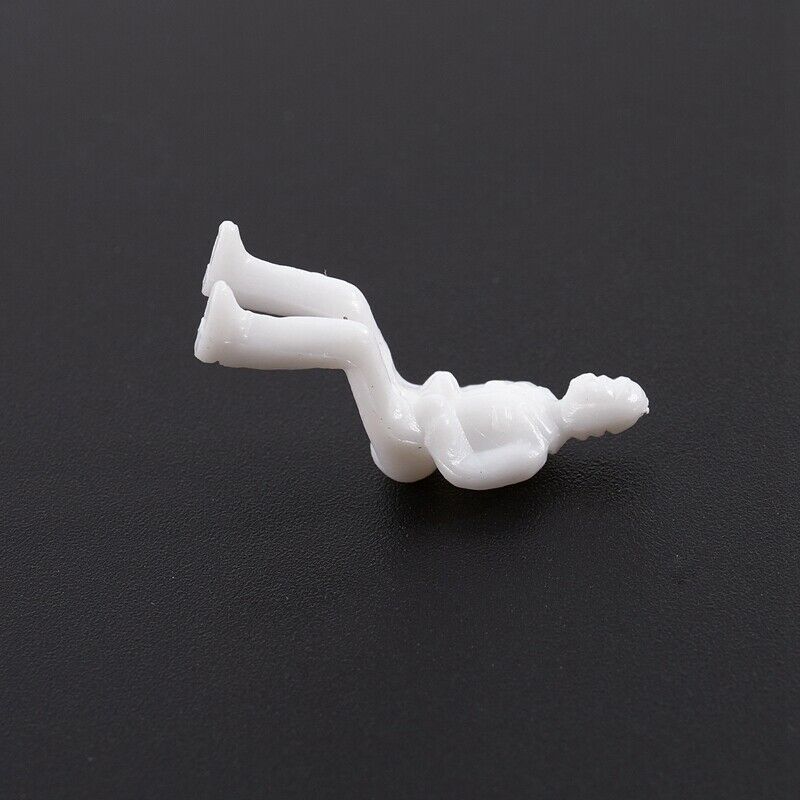 100PCS Figures 1: 75 Scaled Models Train Building People for Layout G6O9