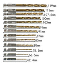 13pcs 1.5-6.5mm HSS Hex Shank Twist Drill Electric Screwdriver Bit Power Tool