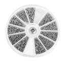 600Pcs Stainless Steel Bolts With Electronics Hex Nuts Screw Assortment Kit set