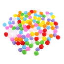 200Pieces Multicolor Wool Felted Soft Pompom Balls Jewelry DIY Creative