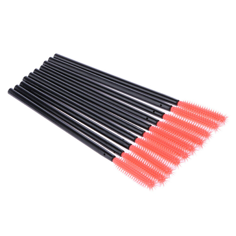 50pcs Disposable Eyelashes Brush Make Up Mascara Brush Kit (Pineapple) A