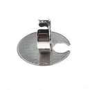 Mini Manicure Palette Nail Art Finger Ring Palette Mixing Stainless Steel