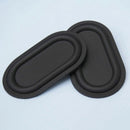 2x 77x46mm bass speaker passive radiator auxiliary bass rubber vibration plat G+