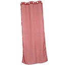 Burgundy Eyelet Telylene Window Treatment Curtain Door Drape Valance 1x2.1M