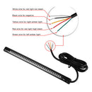 LED Light Strip Tail Brake Stop Turn Signal 32LED 8 inch Flexible LED LightAU Kw