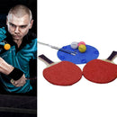 Elastic soft shaft rebound table tennis trainer including 3PCS PingPong Bal F2I6