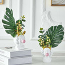 Set of 3 Cute Girl Blowing Bubbles Succulent Planters Vinyl Flower Pot for Home