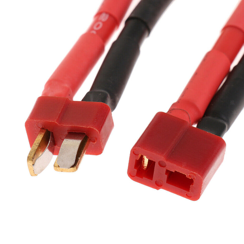2 Pieces 14AWG Cable Adapter Male / Female XT60 T Plug Accessory For Battery