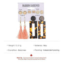5 Pairs Tassel Earrings Leopard Earrings Women Jewelry Ladies Jewelry Ear S Y5P1