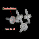 5Px6mm Plastic Check Valve Barbed Non-return One Way Ozone Fluorine Rubber Valve