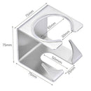 1pc Hanger Rack Multi-Function Stainless Steel Self-Adhesive Wall Hook Reta