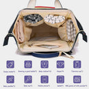 Women Mummy Maternity Travel Backpacks Baby Nursing Handbags (Multicolor) A