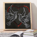 5D DIY Fluorescent Diamond Painting Pigeon Cross Stitch Embroidery Mosaic