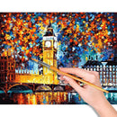 Big Ben DIY Canvas Oil Painting Paint by Numbers Kit No Frame Starter Art Craft