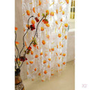 2Pieces The Most Selling Window Burnt-Out Curtain Sheer Panel Tulle Divider