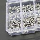 320pcs M3 Stainless Steel Hex Screw Nuts Bolt Cap Socket Assortment Kit Set Box