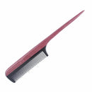 Hair Combs - Fine Tooth Wooden Tail Comb - No Static Purpleheart Wood Comb  D1R4