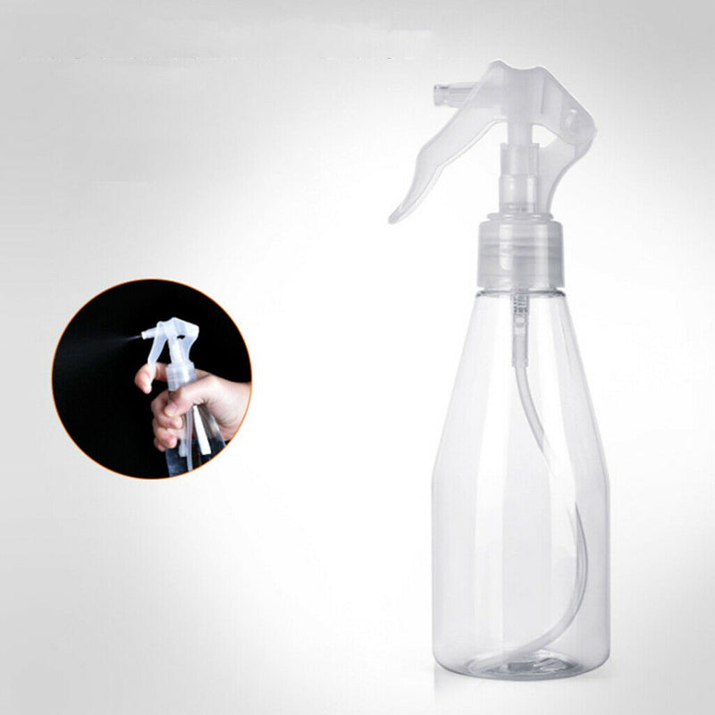 Empty Clear Plastic Spray Bottles - 2 Packs 200ml Refillable Sprayer for