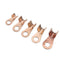 90 Pcs/Box Copper Battery Cable Connector Terminal Open Lugs Wire Terminals Kit