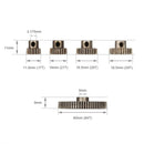 Metal Spur Diff Main Gear 5mm 64T Motor Pinion Gears 3.175MM 17T 21T 26T 29T