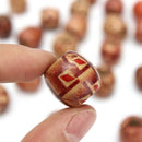 100X Round Wooden Spacer Beads 12mm Hair Ring Jewelry Making Findings DIY Crafts