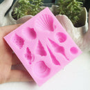 Sea Shell Seashell Silicone Cake Mold Mould Fondant Chocolate Baking Decors Pro