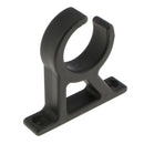 Black Nylon Boat Hook Clamp Holder Bracket Clip Durability 85x85mm Universal for