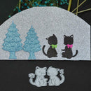 Cute Cat Metal Cutting Dies for DIY Scrapbooking Cards Embossing Stencils