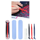 2 Sets Diamond Painting Drill Point Correction Tools Ruler