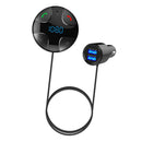 Bluetooth 4.2 Vehicle FM Transmitter MP3 Player Adapter with USB TF Card Slot