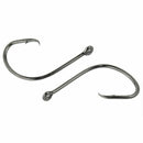 50 x Chemically Sharpened Octopus Circle Fishing Hooks Fishing Tackle black