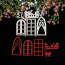 DIY Windows Shaped Cutting Die Carbon Steel Stencil Dies Cutting Q9G8 B1W6
