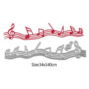 Musical Note Cutting Dies Stencils Scrapbook Embossing DIY Craft Album Card