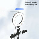 Video Live Photography LED Lamp Holder Monopod Selfie Ring Light Phone Bracket