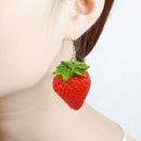 Cute-Fruit Strawberry Drop Dangle Hook Earrings Women Jewelry Gifts Hot 1 Pair