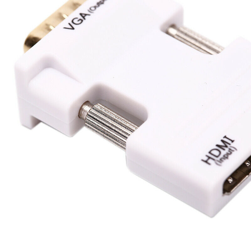 VGA To HDMI Adapter Full HD 1080P Audio Video Converter Laptop PC To TV AV HDTOZ