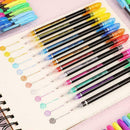 48 Colors Ink Gel Pens Set Practical Convenient School Student Stationery G H1K7