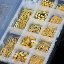 2 Boxes of 580pcs/box Jewelry Making Findings Kit Jewelry Making Starter Kit