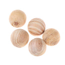 5pcs Mildew health pest control wood ball moth inct camphor bug repellent Hn