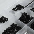 300pcs M3 M4 M5 M6 M8 Hex Head Socket Hex Grub Screw Set Assortment Kit