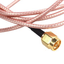 3 feet SMA Male Plug to BNC Male RF Pigtail Jumper Caxial Cable RG316 1m
