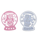 Crystal Old Man DIY Metal Stencil Scrapbooking Craft Embossing Cutting Die