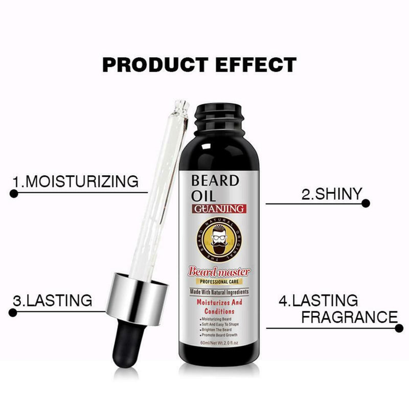 Beard Growth Oil Pure Castor Oil Hair Growth Oil Free  Repair Frizz