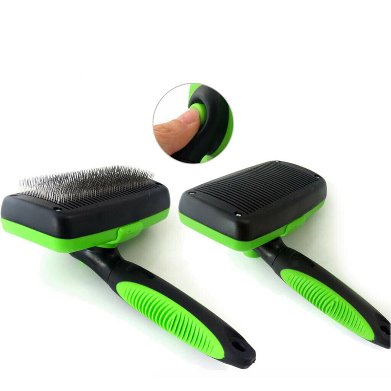 Pet Self Cleaning Slicker Brush Cat Dog Grooming Brushes Deshedding Tool