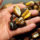 50g Natural Tumbled Tiger Eye Stone Bulk Gravel Flowerpot Specimen Craft Decor
