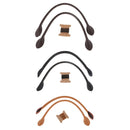 2pcs 47cm Leather Bag Strap Handle Shoulder Bag Band for DIY Handbag Coffee