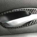Carbon Fiber Car Interior Door Handle Cover Trim Door Bowl Stickers Decorat D9J6