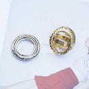Men Women Creative Astronomical Ball Ring Sphere Constellation Couple Lover Gift