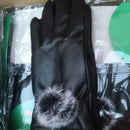 Ladies Women's Fashion Winter Gloves Soft Leather Touch Screen Anti-Slip N VFK